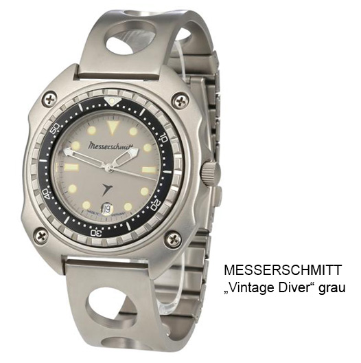 Messerschmitt Vintage Diver grau